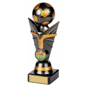 Gunmetal Football Tower on Marble