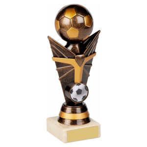 Antique Gold Football Tower on Marble