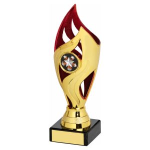 Gold Red Tulip Sculpture Award