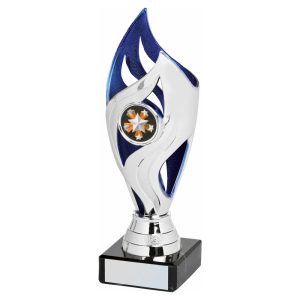 Silver Blue Tulip Sculpture Award