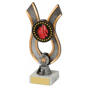 Antique Silver Ribbon Award - Boxing