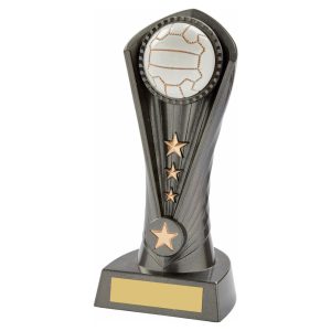 Gun Metal Silver "Cobra" Netball Award