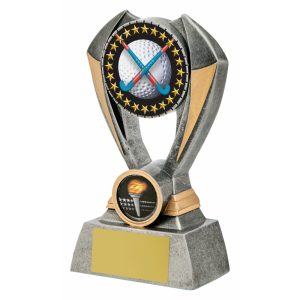 Antique Silver Resin Hockey Award