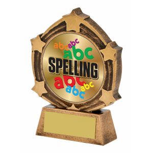 Resin "Spelling" Award