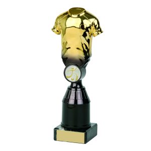 Gold/Black Football Shirt Trophies