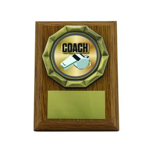 Light Oak Plaque with Coach Trim