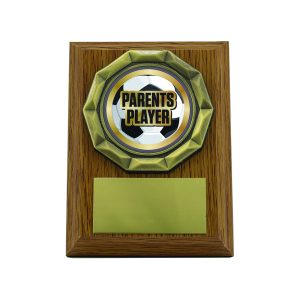 Light Oak Plaque with Parents Player Trim