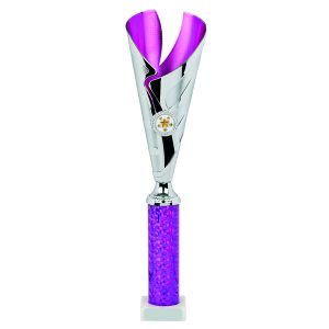 Silver/Purple Sculpture Award