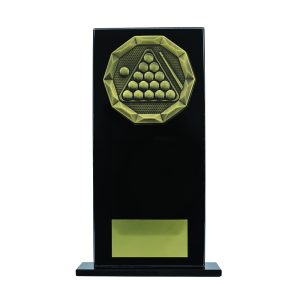 Snooker/Pool Black Glass Stand