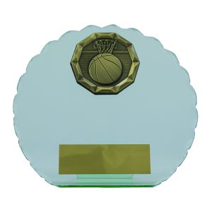 Basketball Jade Glass Circle Stand