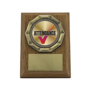 Wood Plaque - Attendance