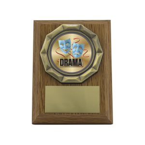 Wood Plaque - Drama