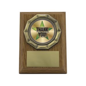Wood Plaque - Thank You