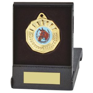 50mm Medal in Black Case (Gold / Silver / Bronze)