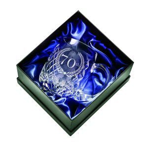 1pt Round Tankard with Engravable Panel & Case