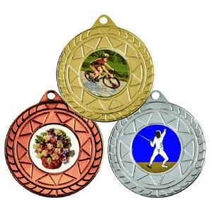 50mm Star Medal (Gold / Silver / Bronze)