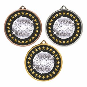 55mm Medal - Glitterball