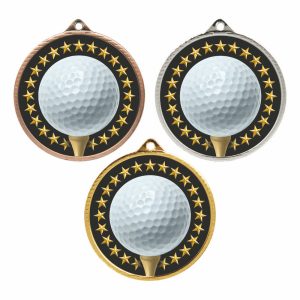 55mm Medal - Golf