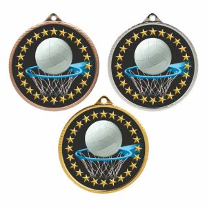 55mm Medal - Netball