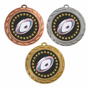 70mm Medal - Rugby