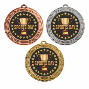 70mm Medal - Sports Day