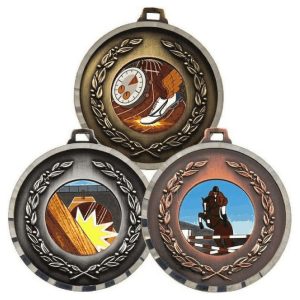 50mm Diamond Edged Medal (Bronze)