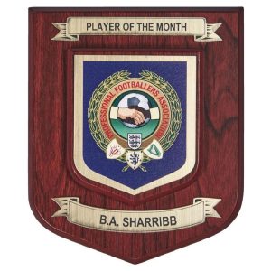 Mahogany Heraldic Shield - 1 Scroll