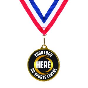 Personalised 55mm Medal with Ribbon