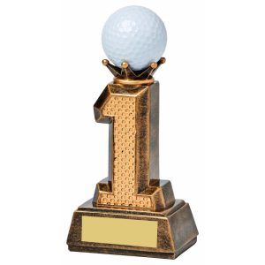 Resin Hole in One Golf Trophies (Ball not Included)