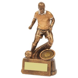 Antique Gold Male Football Resin