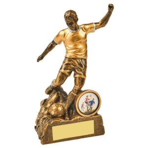 Antique Gold Male Football Resin - HEAVY