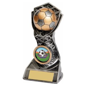 Silver/Gold Football Shield Tower