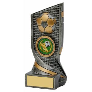 Antique Silver "Twist" Football Resin