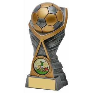 Antique Silver Football Resin