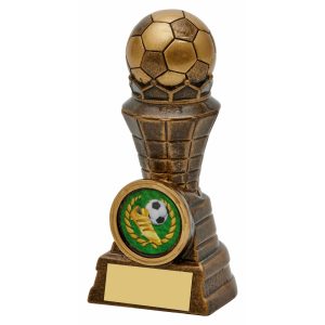 Antique Gold Resin Football Tower