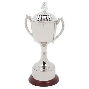 Nickel Plated Cups with Lid & Plinth Band