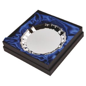 Nickel Plated Salver (In Presentation Case)