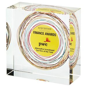 Crystal Block for Colour Printing (In Pres Case)