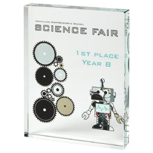 Crystal Block Award for Colour Printing (In Presentation Case)