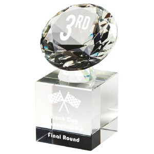 Crystal Diamond Column Award (In Presentation Case)