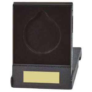 Economy Black Medal Box to fit 50mm Medal (plate not included)