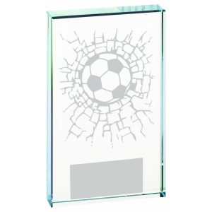 Clear Glass Football Award