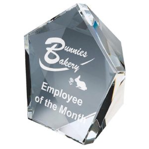 Star-Shaped Crystal Stand (In Presentation Case)