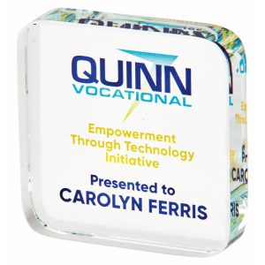 Square Mini Colour Printed Award