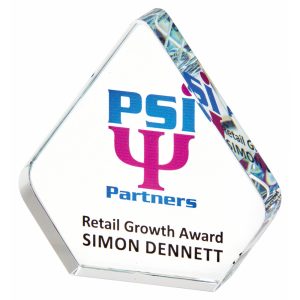 Triangular Mini Colour Printed Awards