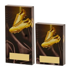 Golden Football Boot Glass